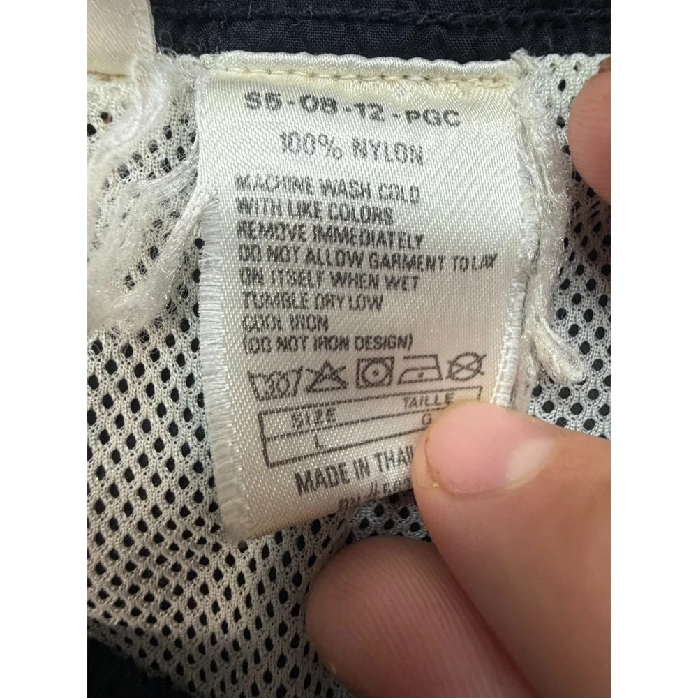 Nike Black 100% Nylon Men Swim Trunks Bottoms Size Large